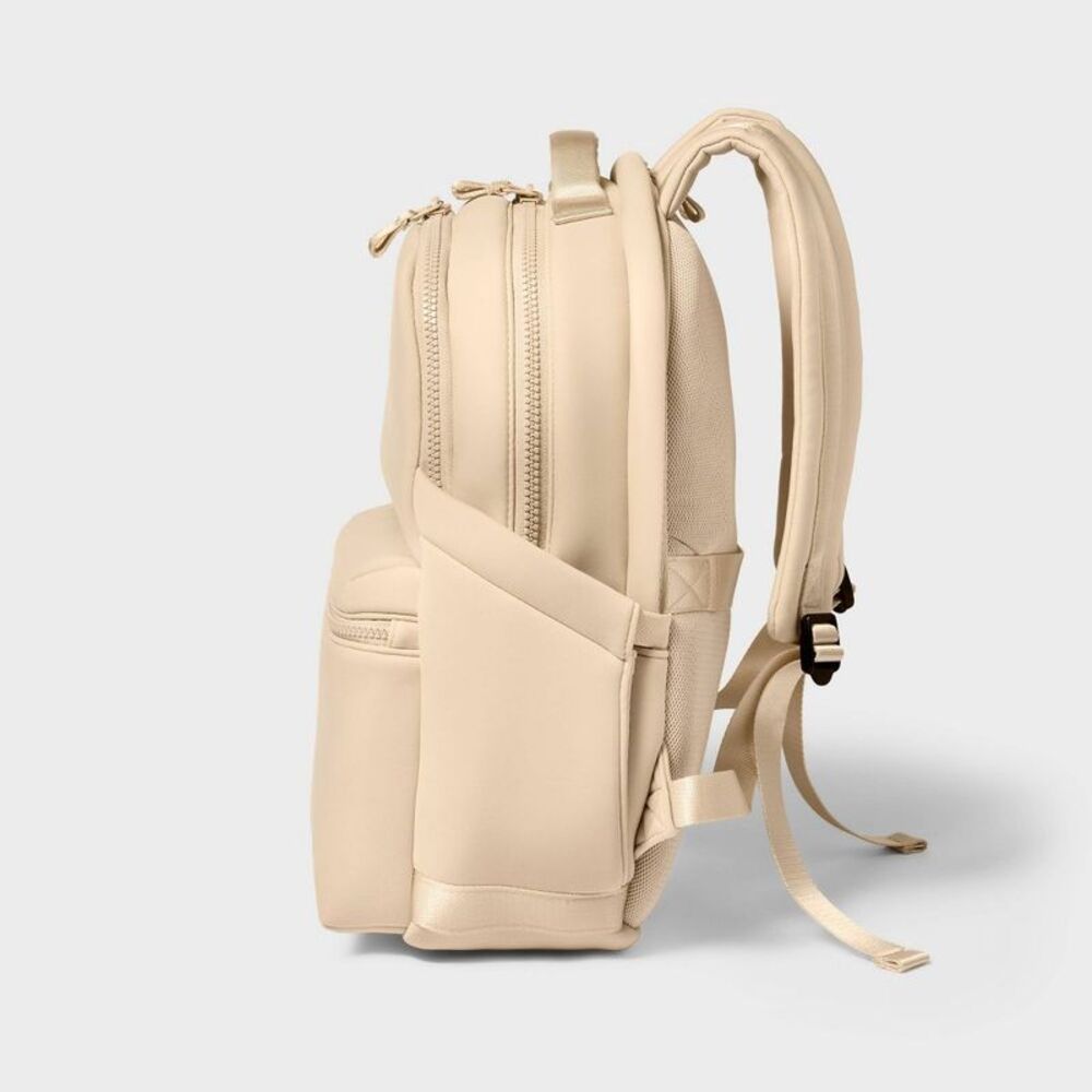 14L Faux Neoprene Backpack - All In Motion Tan - Picture 3 of 4